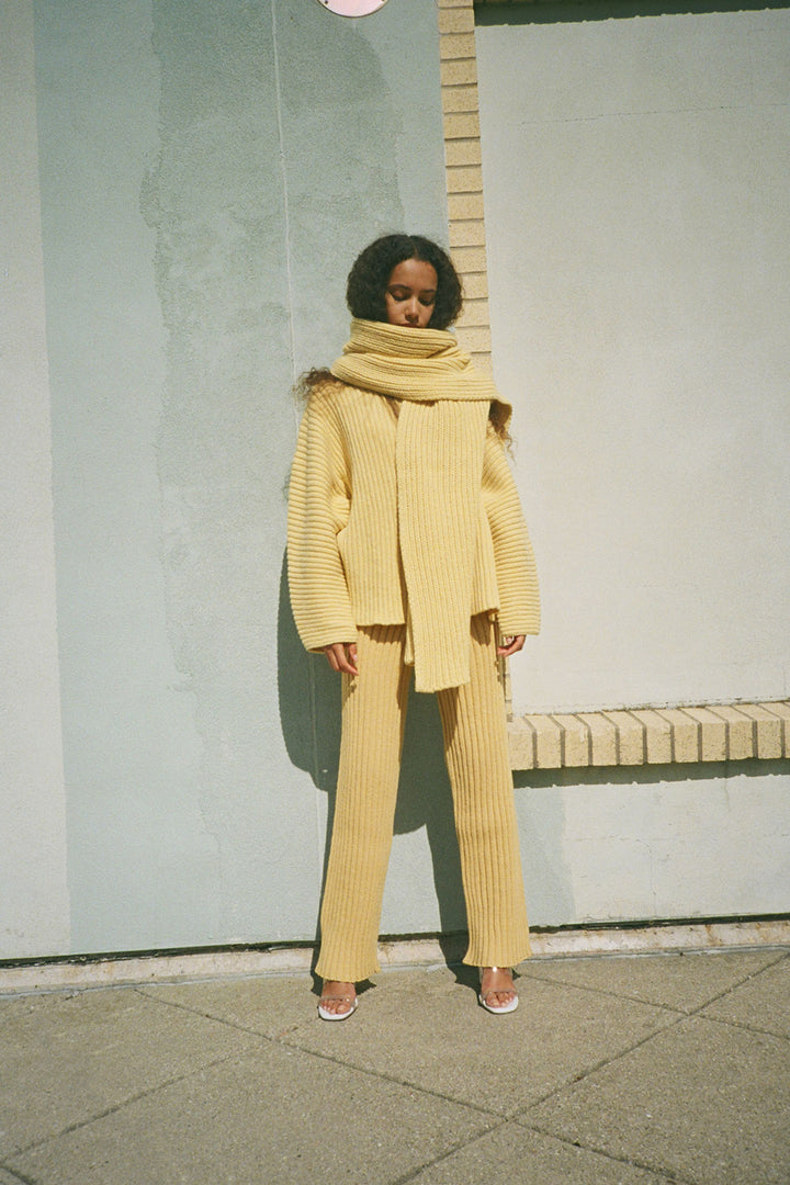 SALE 20% OFF - Baserange - Polv Yellow Kai Sweater – BONA DRAG