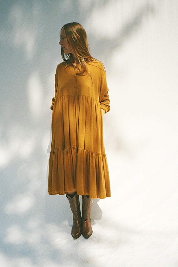 long sleeve tent dress SALE 40% OFF Black Crane