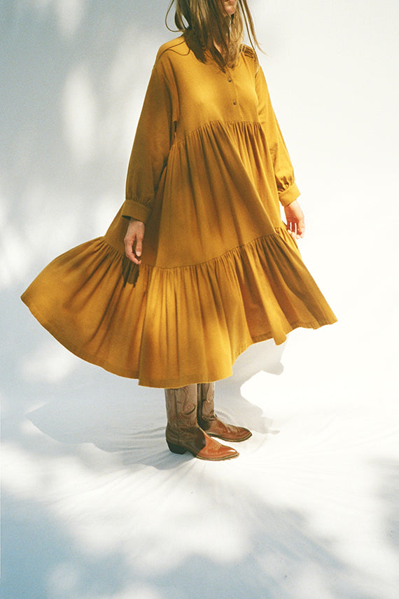 long sleeve tent dress SALE 40% OFF Black Crane