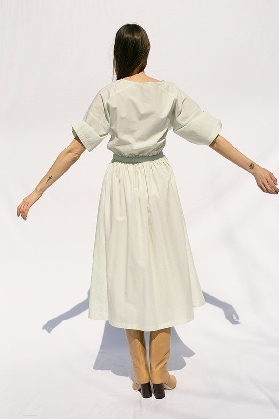 Mint Pleated Dress