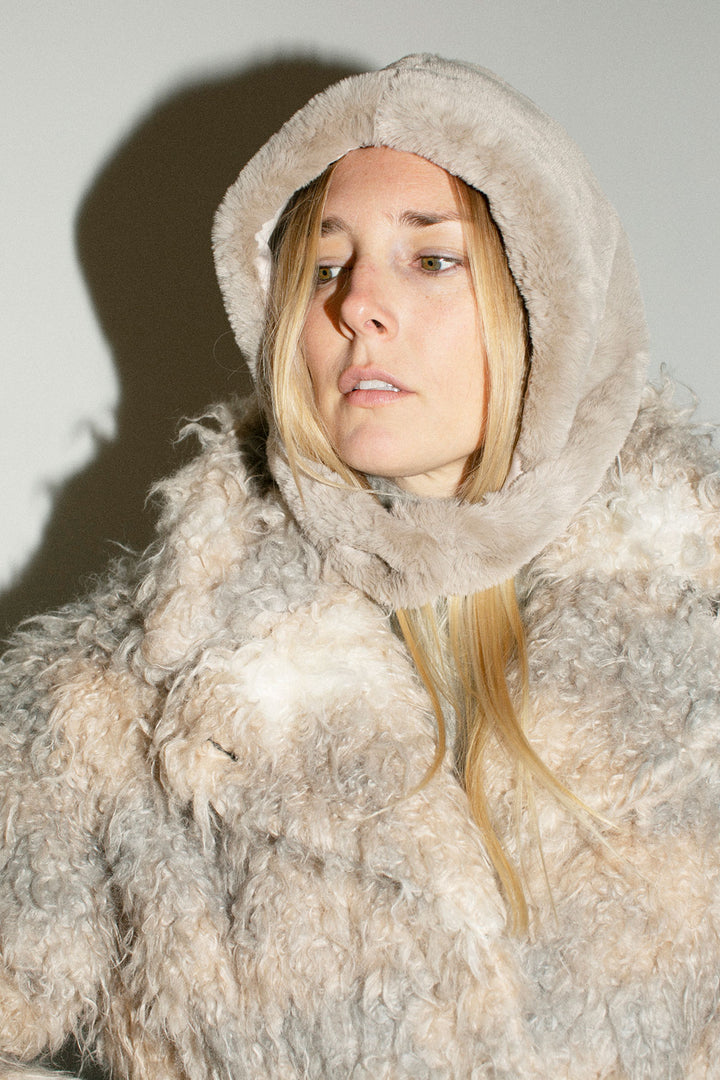 ムートンコート Randeboo Mustang preppy boa coat Mustang boa coat エコムートン ボアジャケット | ブランド古着の買取