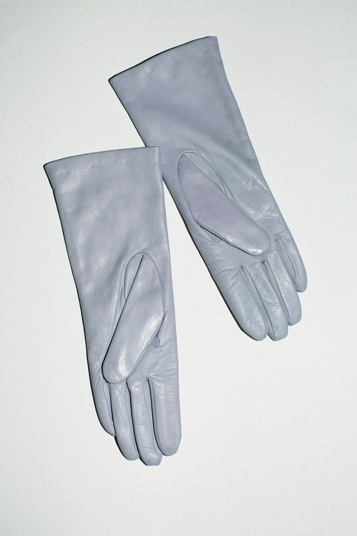 Glicine Blue Cashmere Lined Gloves