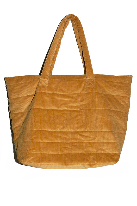 Ginger Corduroy Puff Bag