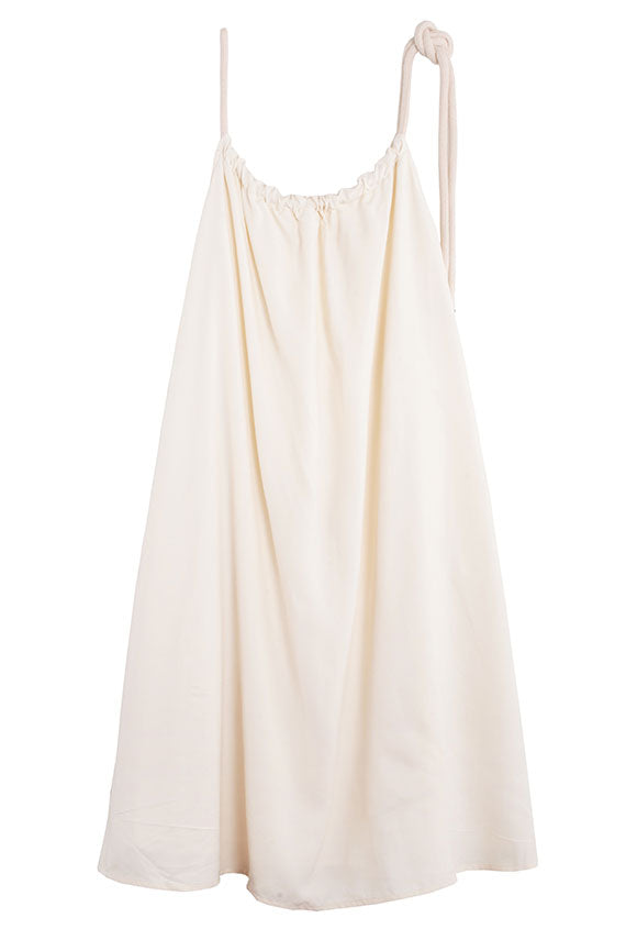 White Silk Tana Dress