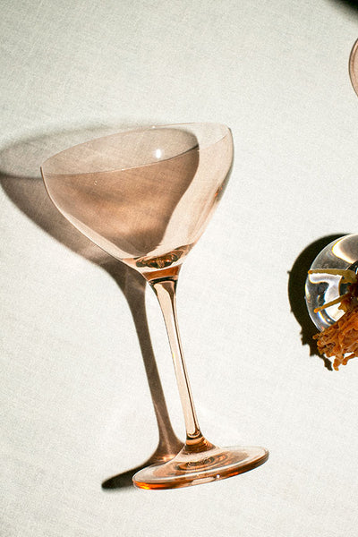 Blush Martini Glass