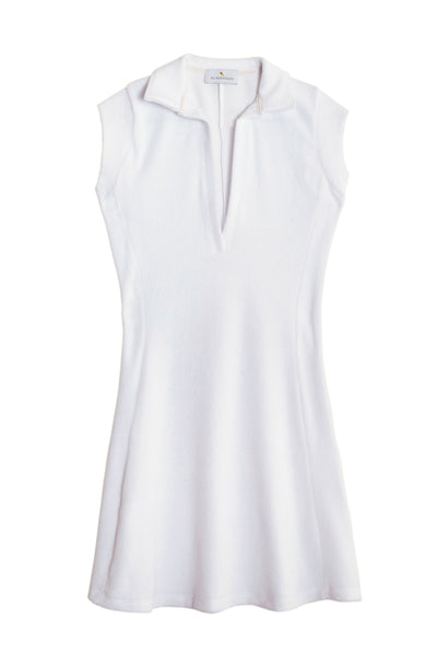 White Coco Terry Tennis Dress