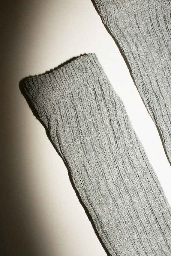 Heather Grey Slouch Socks