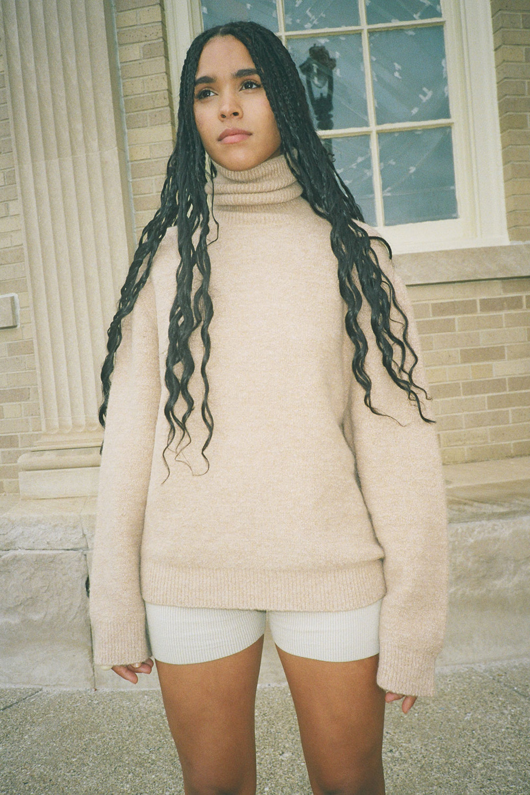 SALE 70% OFF - Lauren Manoogian - Camel Fleece Turtleneck – BONA DRAG