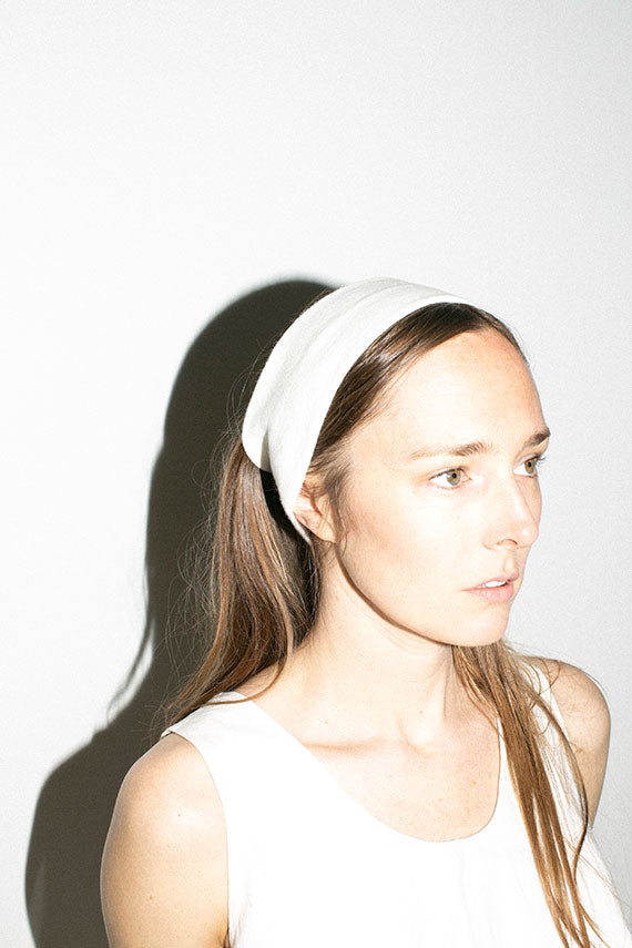 SALE 60% OFF - Lauren Manoogian - White Wide Headband – BONA  display picture 3
