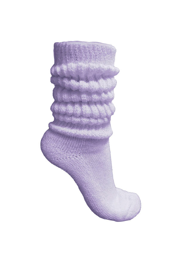 Lavender Slouch Socks