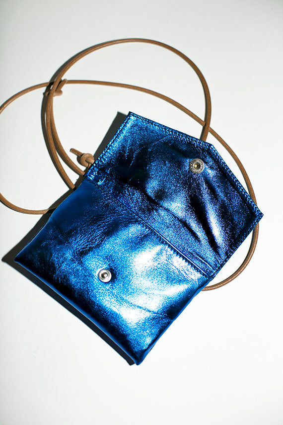 Maryam Nassir Zadeh - Metallic Lapis Antonio Belt – BONA DRAG