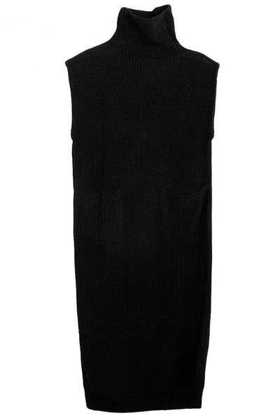 Black Knit Fadia Dress