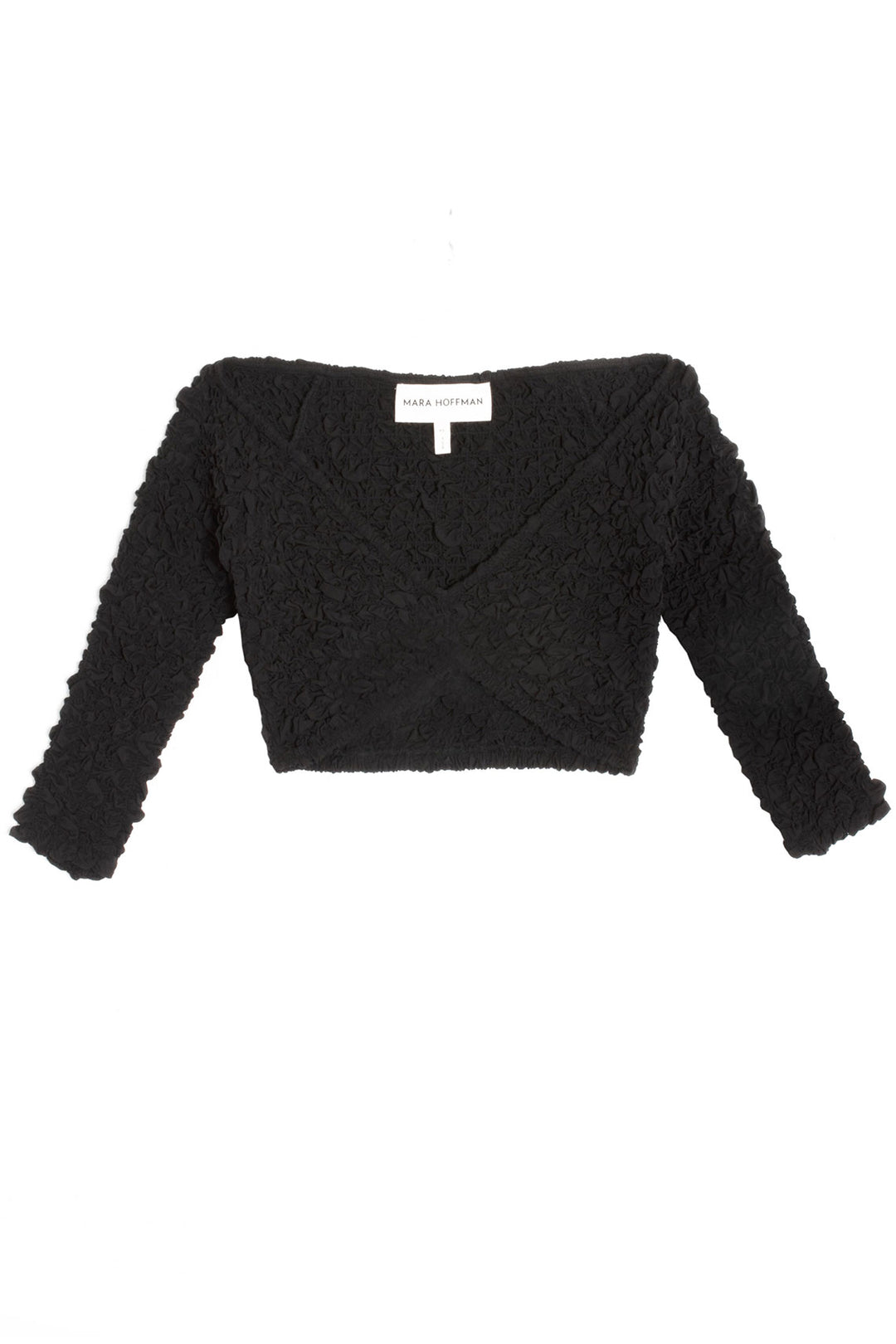 SALE 80% OFF - Mara Hoffman - Black Popcorn Aja Top – BONA DRAG