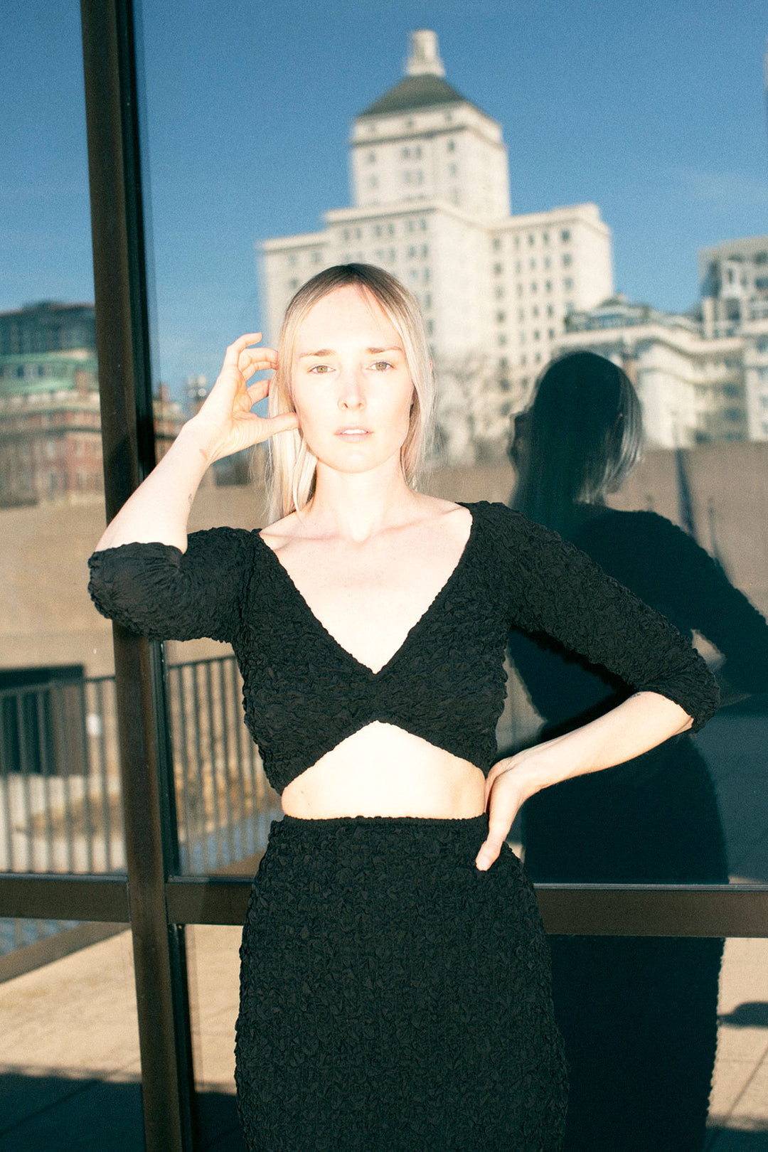 SALE 80% OFF - Mara Hoffman - Black Popcorn Aja Top – BONA DRAG