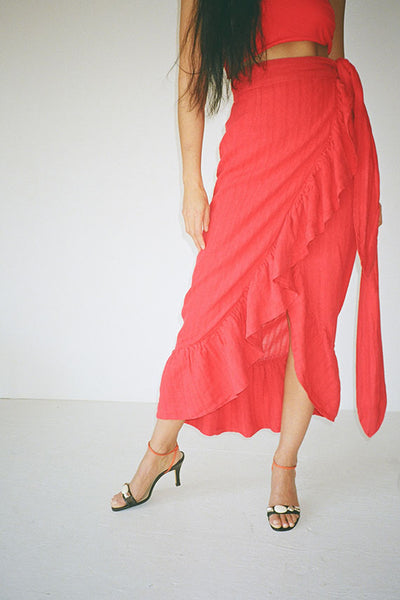 Red Eavan Skirt