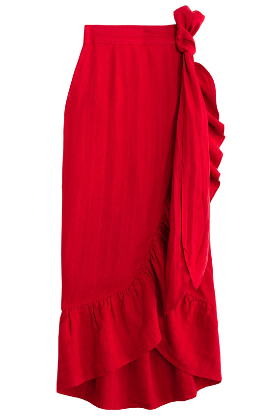 Red Eavan Skirt