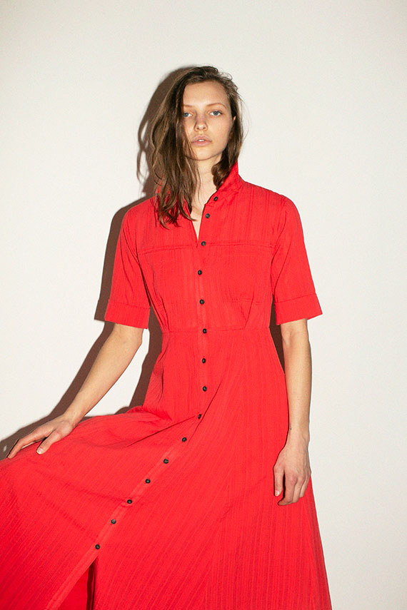 mara hoffman red dress Mara Hoffman Red Dress