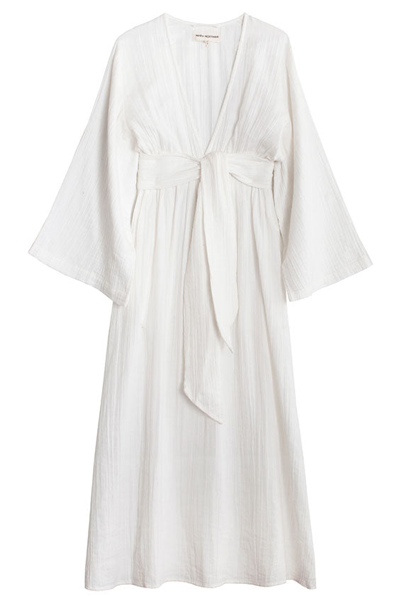 Mara Hoffman - White Blair Wrap Dress – BONA DRAG