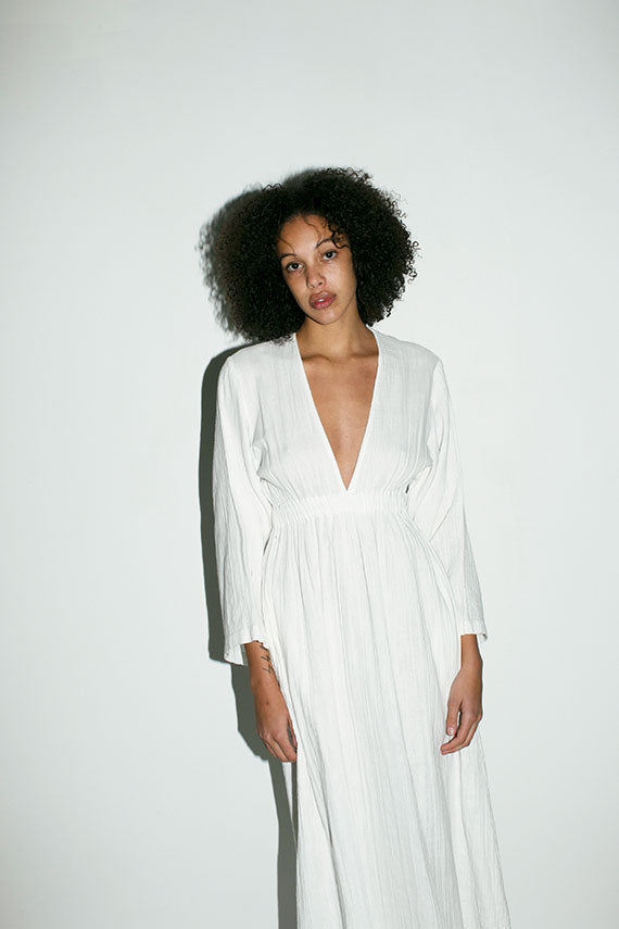 White Blair Wrap Dress White Blair Wrap Dress