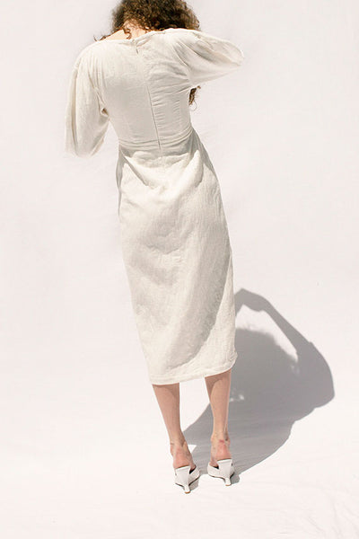 White Monet Dress