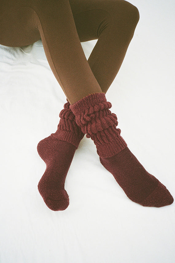 Maroon Slouch Socks – BONA DRAG