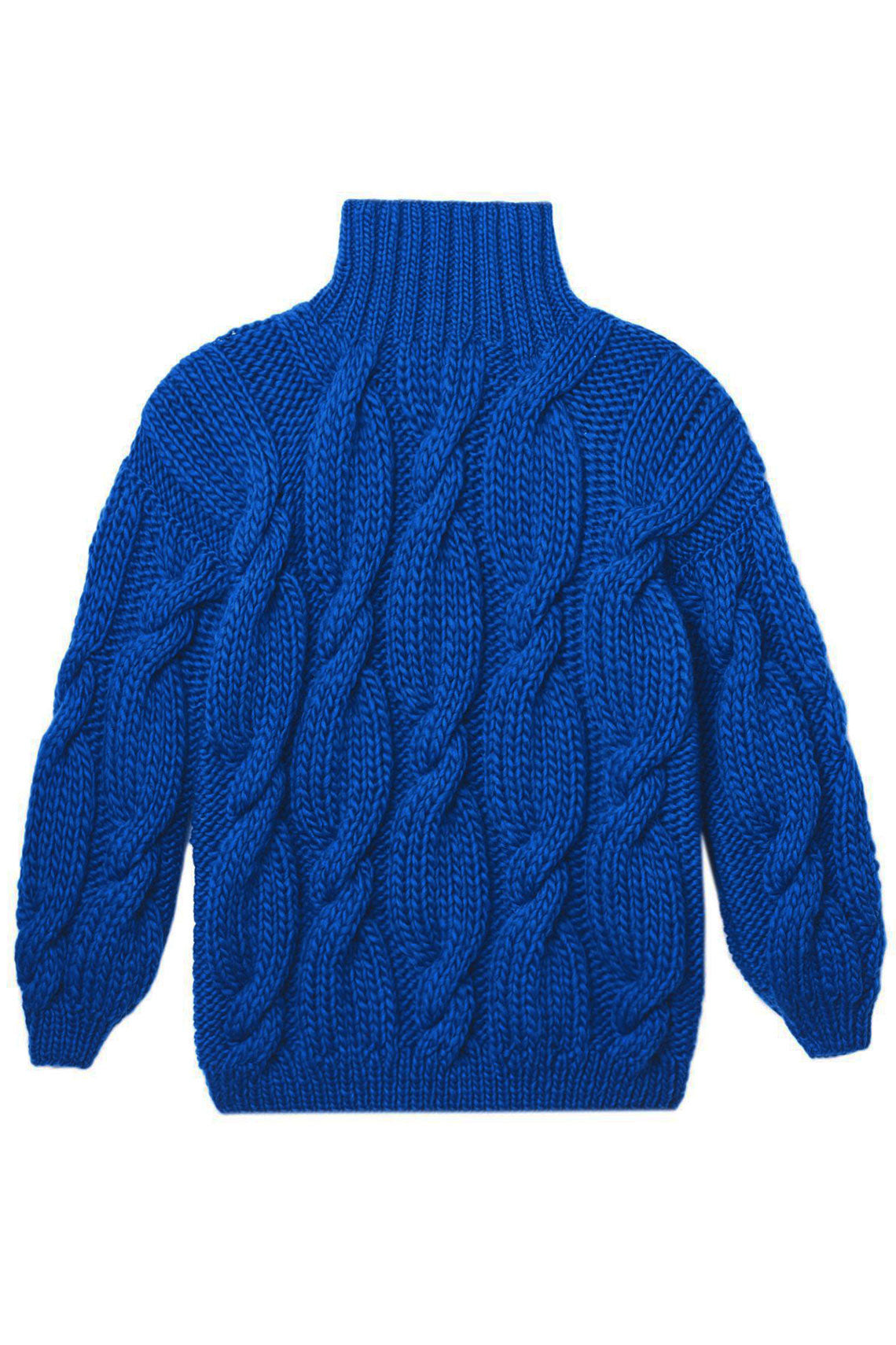 Cornflower Onion Rollneck Sweater