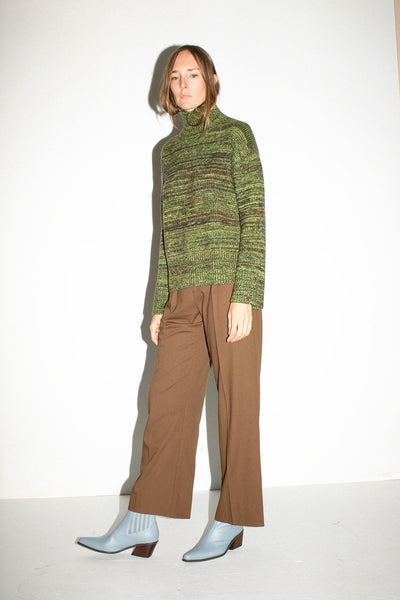 Green Melange Freddie Sweater
