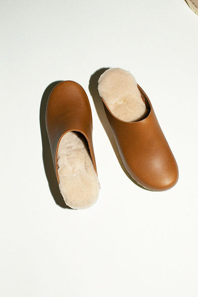 No. 6 store clogs with shearling insole