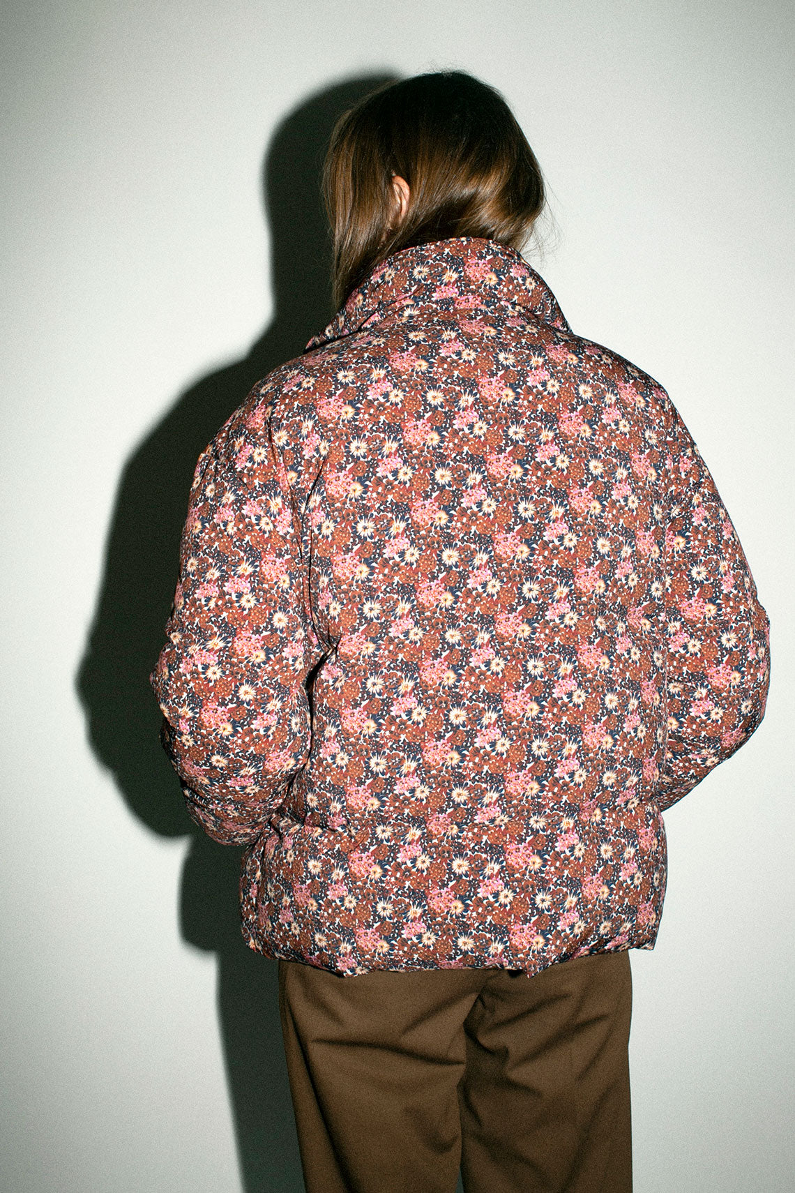 Pink Floral Eastern Puffer