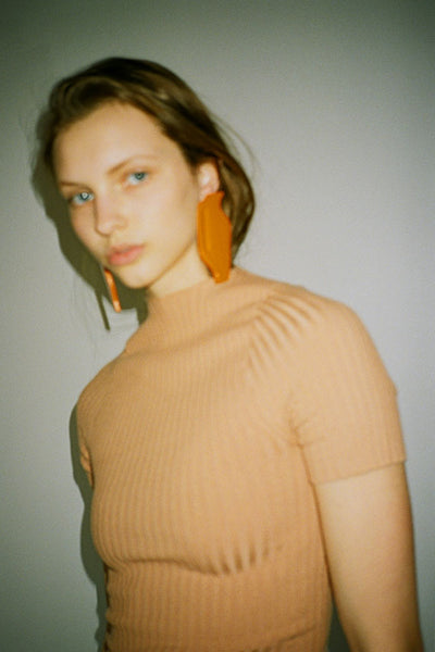 Orange Shape Earrings