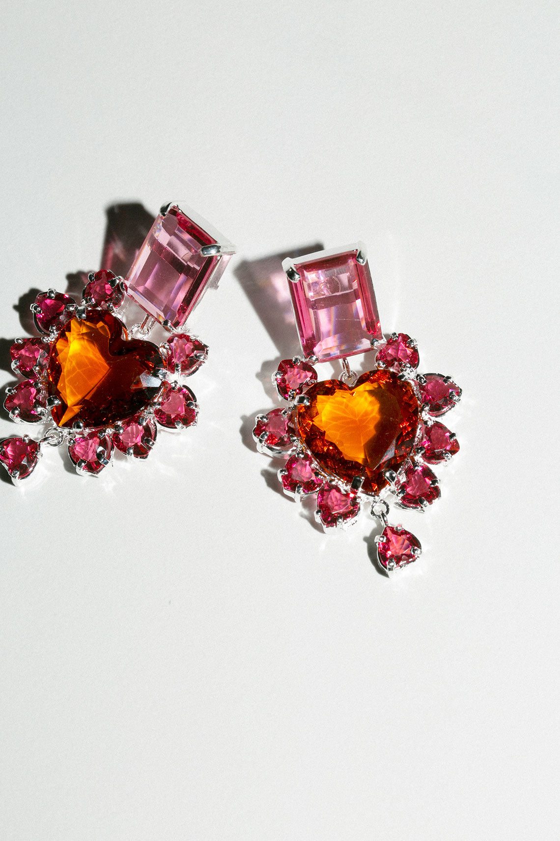 Pink & Orange El Sabor Earrings
