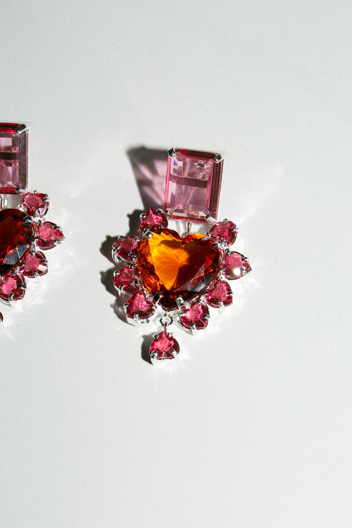 Pink & Orange El Sabor Earrings