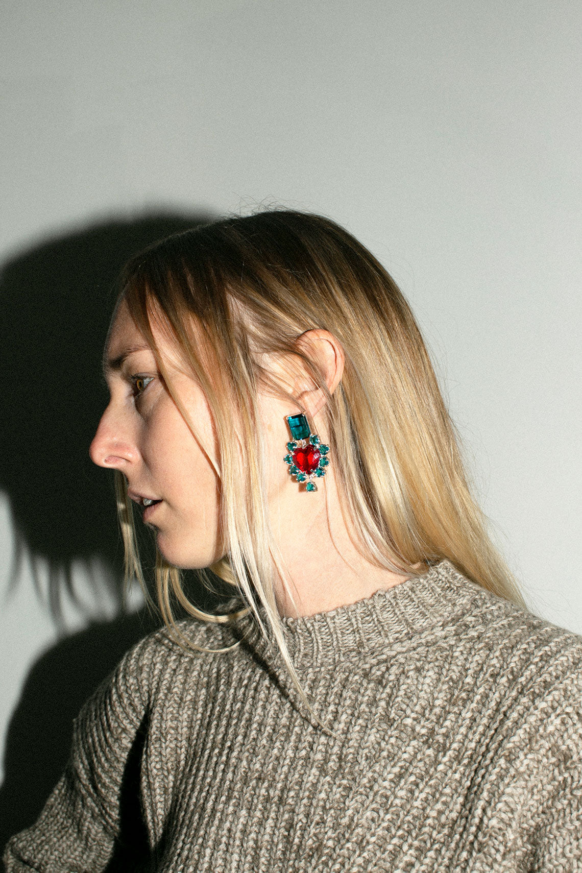 Turquoise & Red El Sabor Earrings