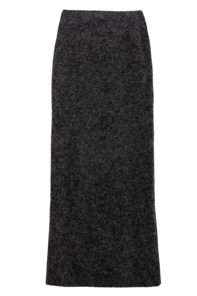Grey Melange Martini Skirt