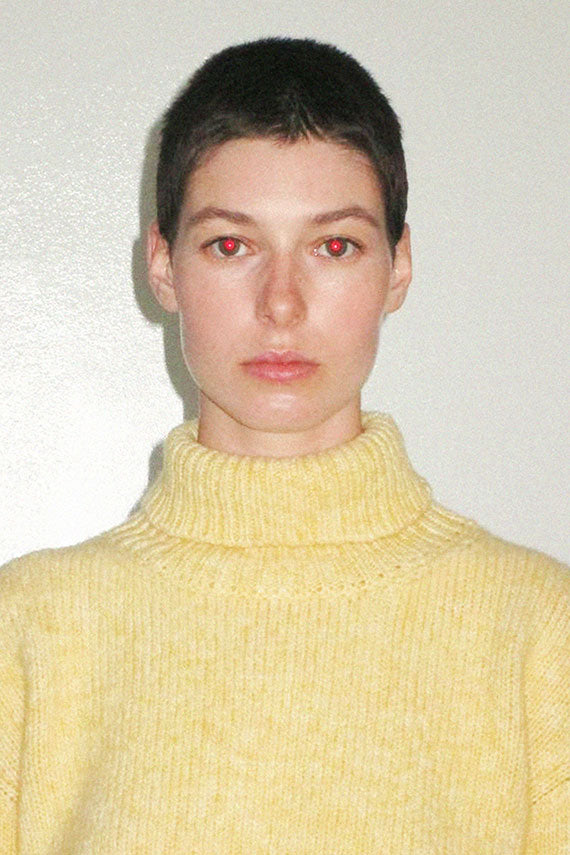 paloma wool sweater, pastel yellow knit