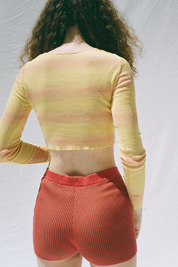 SALE 60% OFF - Paloma Wool - Yellow Sauce Crop Top – BONA DRAG