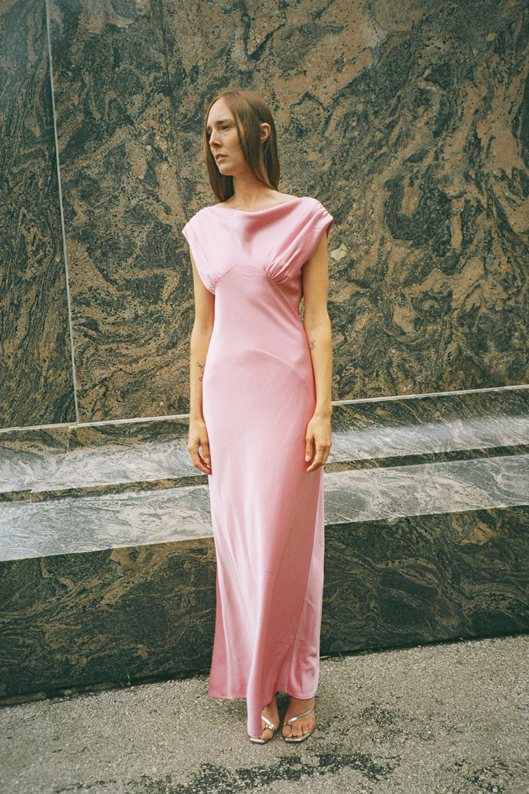 paris georgia raf dress pink Paris Georgia Pink Raf Tank Dress