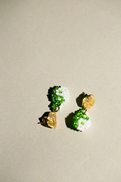 Green White Yin Yang Mini Blob