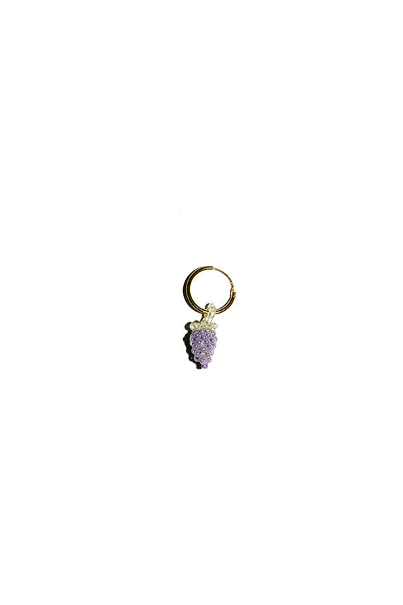 Mini Pale Grape Earring