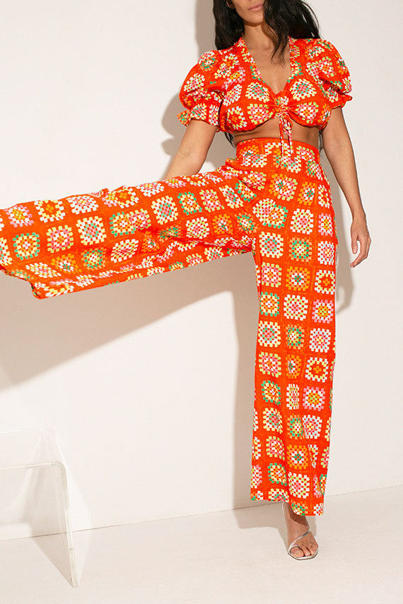 SALE 60% OFF - Rachel Antonoff - Granny Squares Snyder Pant – BONA