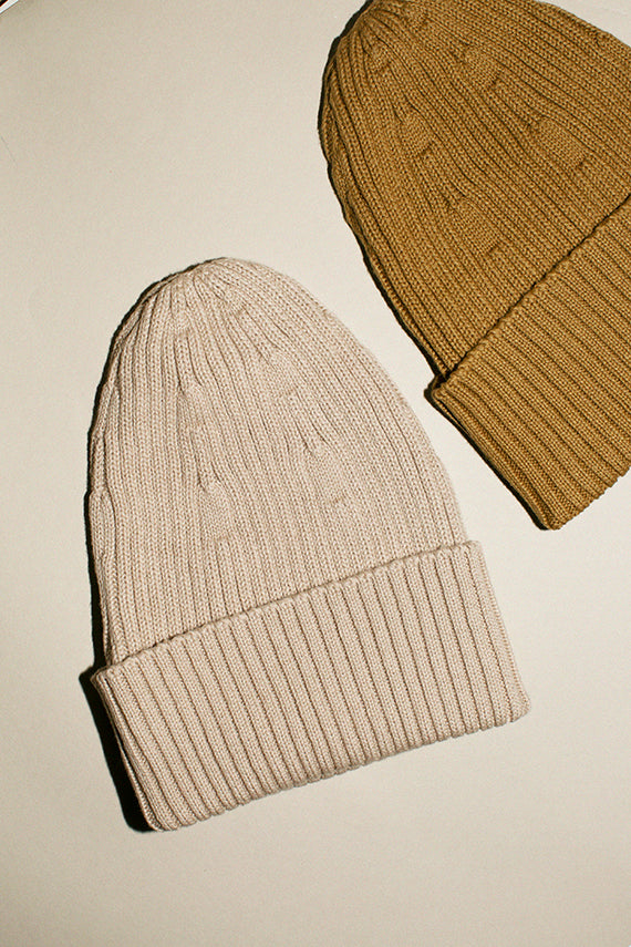 Beige Holly Hat