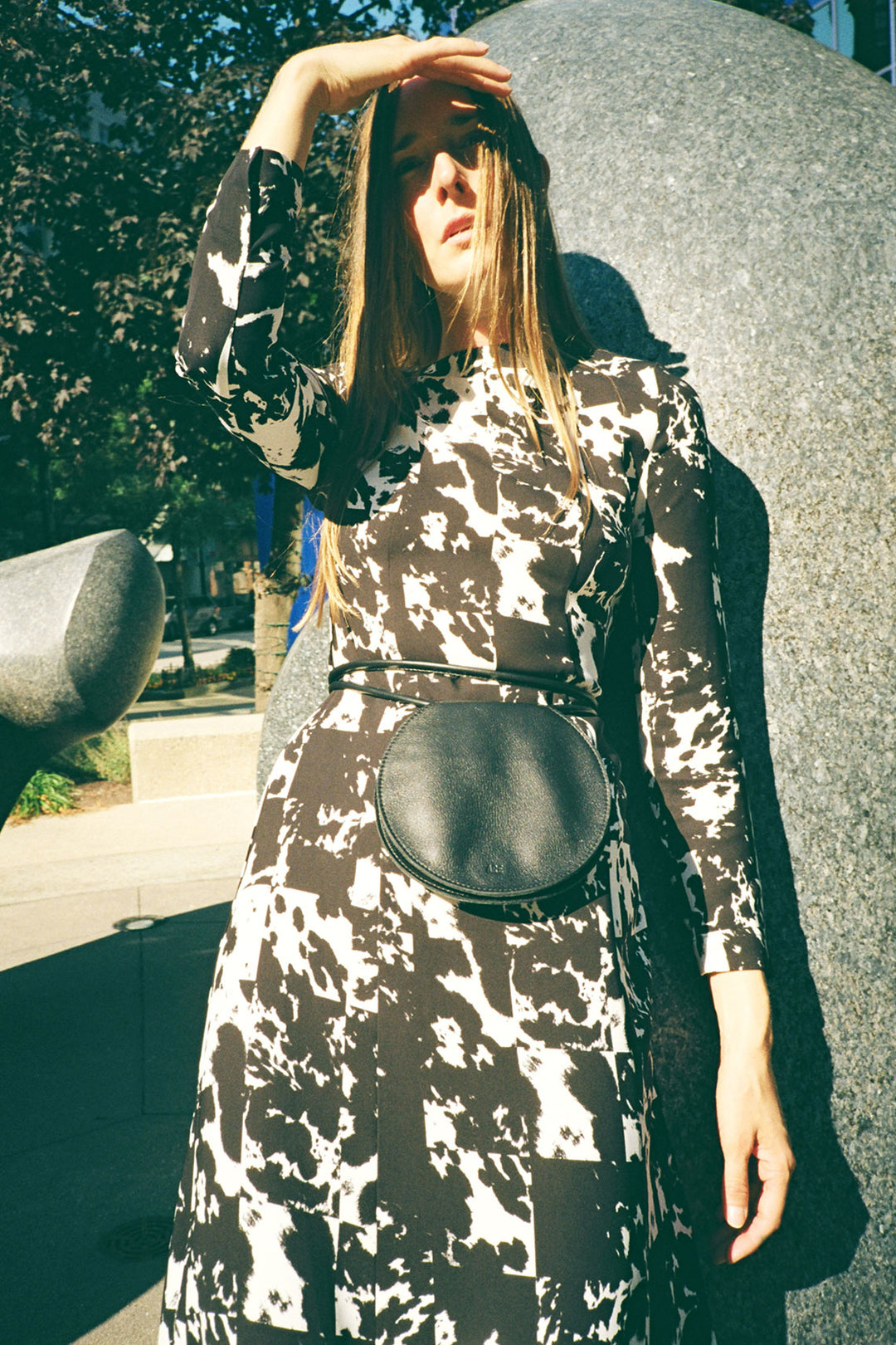 rodebjer green dress The Jude v-neck fluid tricot dress