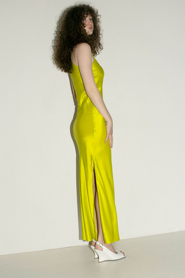 SALE 70% OFF - Rodebjer - Lime Serena Slip Dress BONA DRAG SALE 70% OFF - Rodebjer - Lime Serena Slip Dress BONA DRAG