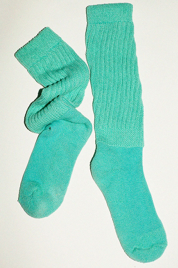 seafoam green dress socks A Seafoam Green Micro-Chevron Men's Dress Sock Over-The-Calf main image 0