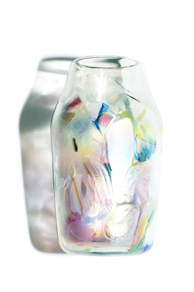 Small  Iridized Nassau Vase
