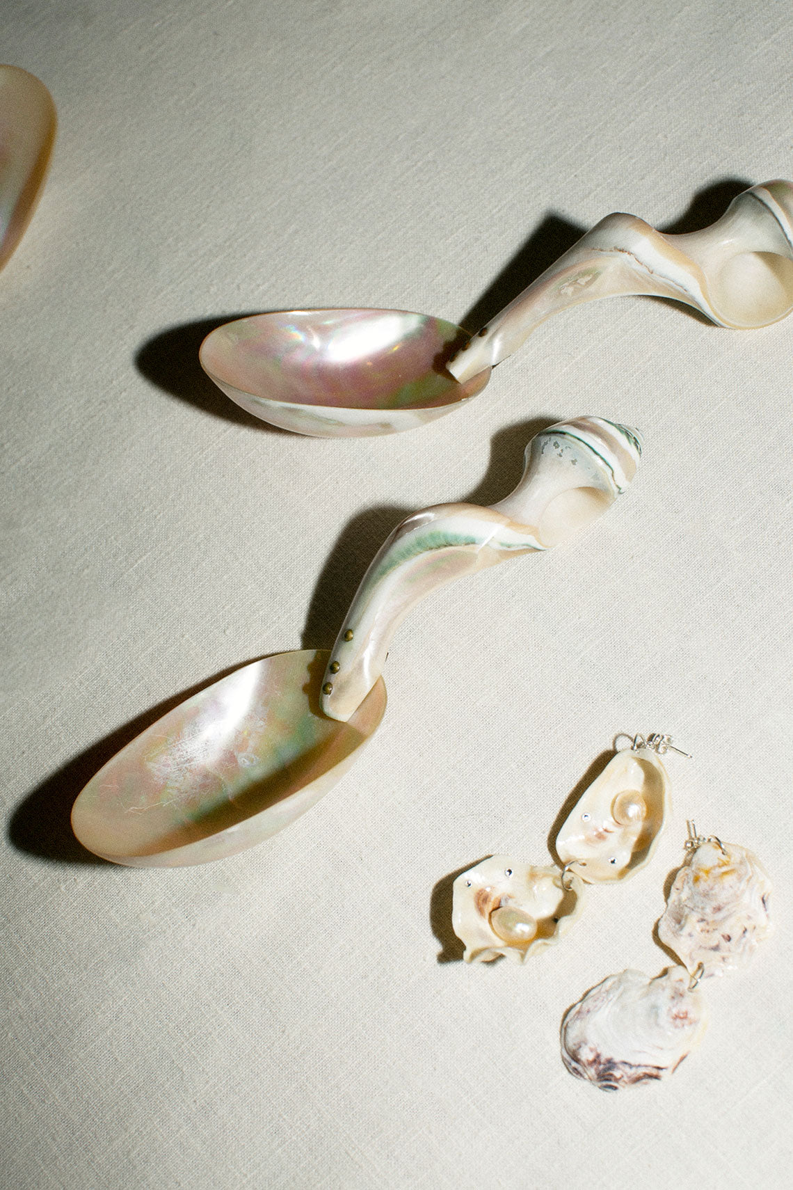 Antique Mother of Pearl Spoon