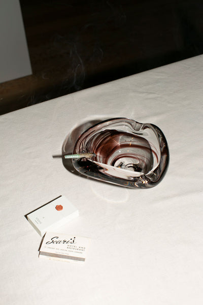 Vintage Max Verboeket Swirl Ashtray