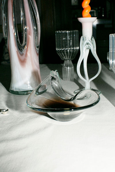 Vintage Murano Glass Twist Dish/Ashtray
