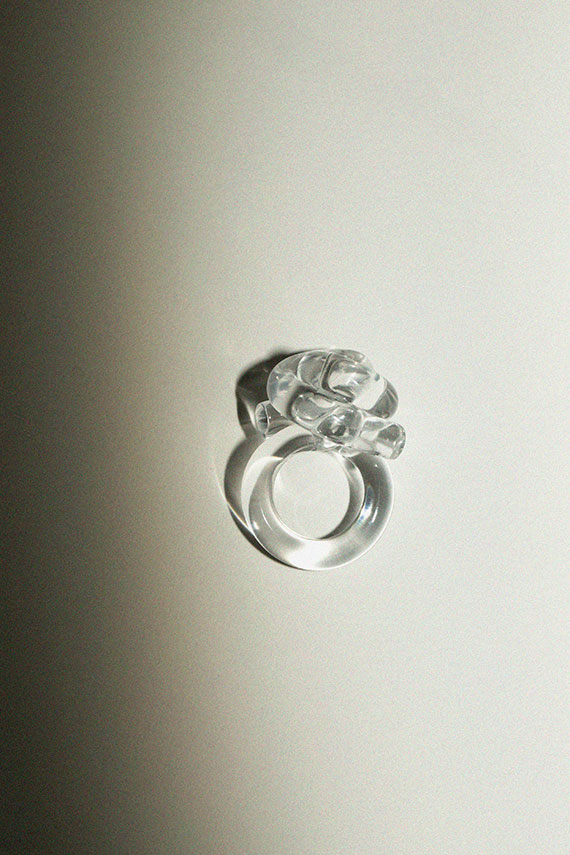 Clear Knot Ring