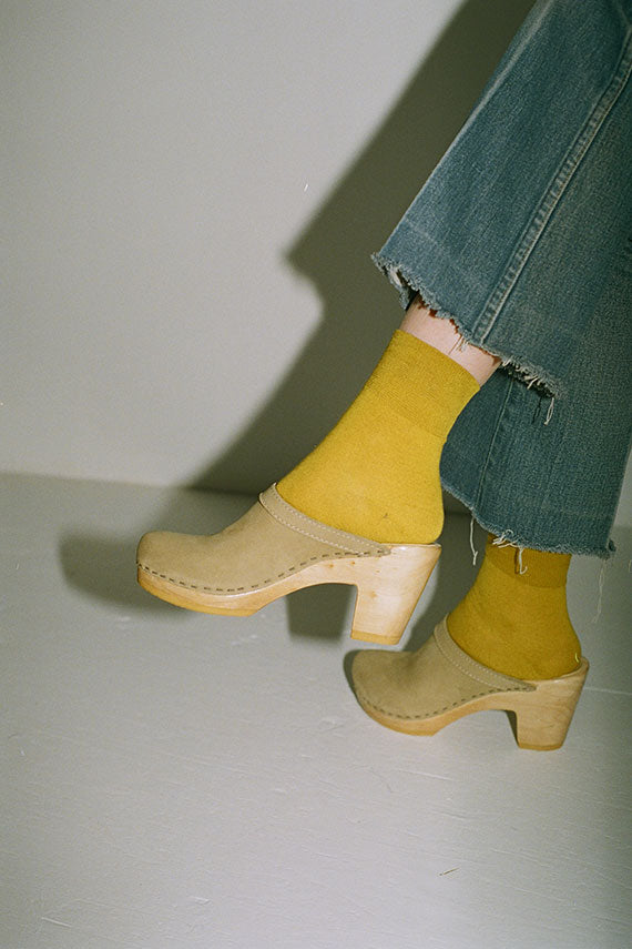 Suede clogs by No. 6 store